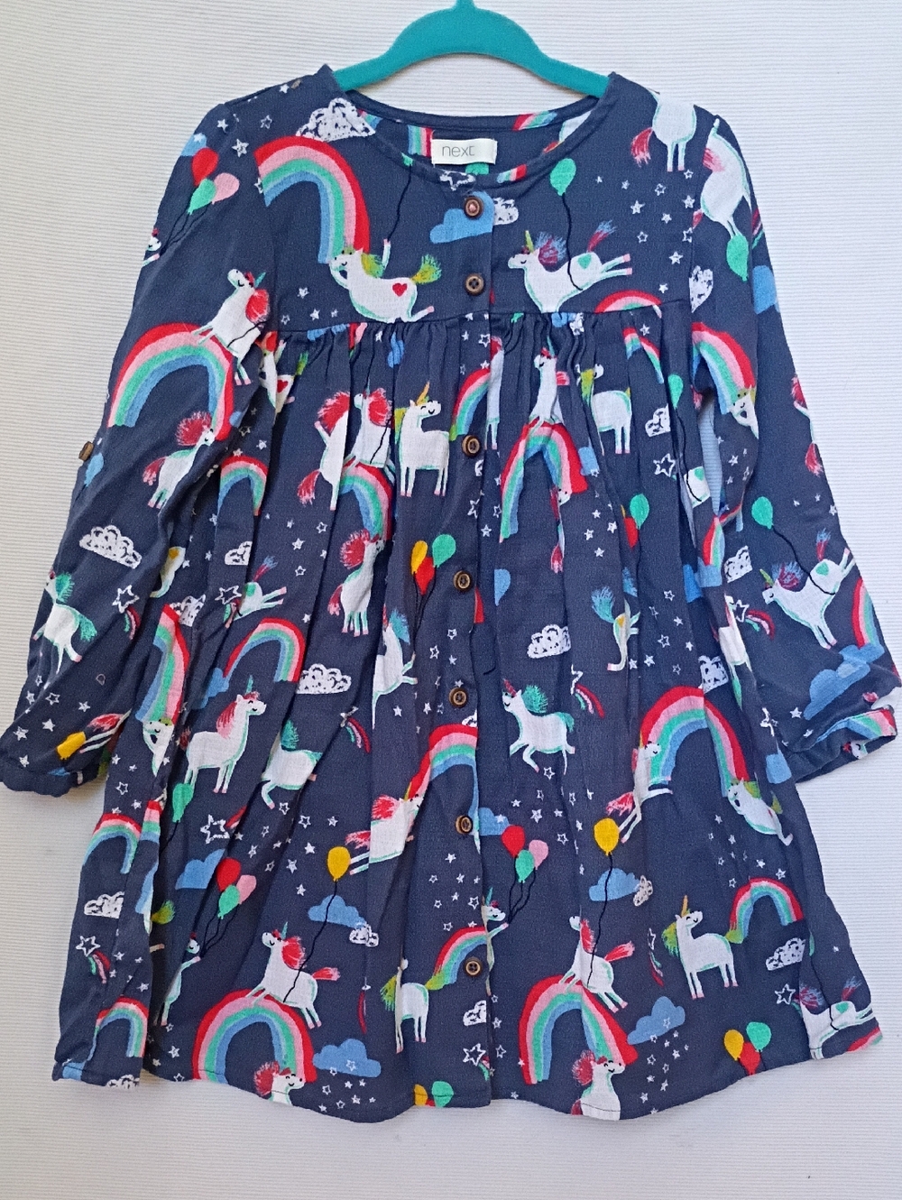 Next Brand Lightweight Cotton Unicorn Dress